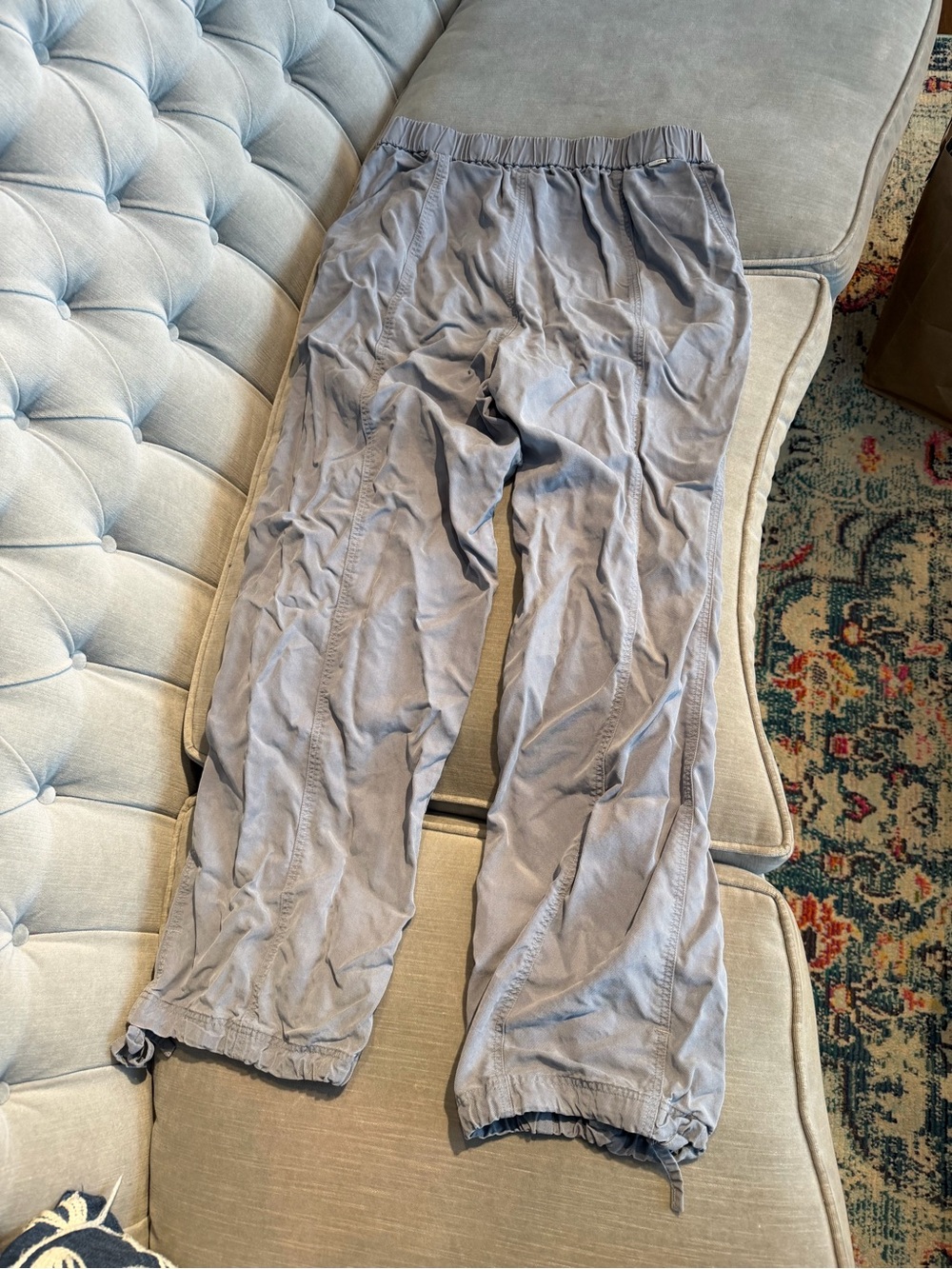 Vuori Light Blue Women's Lightweight Drawstring Trousers - Picture 2 of 2